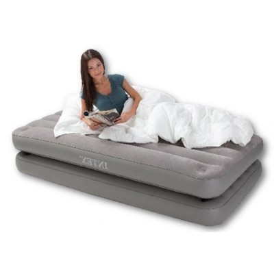 Односпальная надувная кровать Intex 67743 Airbed 2 in 1 (99см x 191см x 46см)