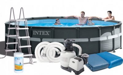 Каркасный бассейн Intex 54258 Ultra Frame Pool (549 см х 132 см)
