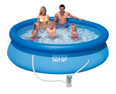 Надувной бассейн Intex Easy Set Pool 28108, 244 см х 61 см + насос фильтр